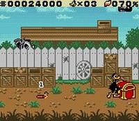 une photo d'Ã©cran de Daffy Duck - Un Tresor de Canard sur Nintendo Game Boy Color